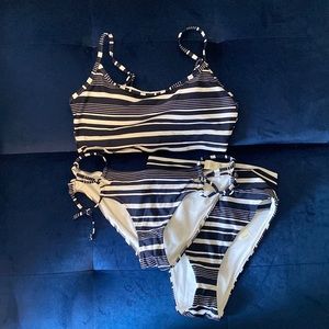 COPY - NWT striped bikini
